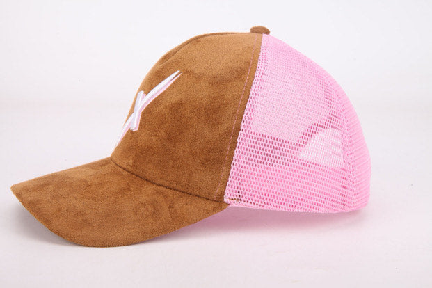 X-Logo Trucker Cap Brown/Pink