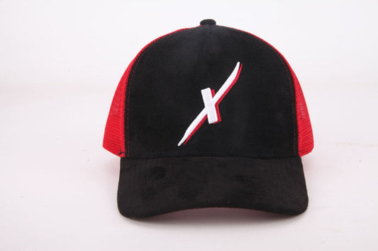 X-Logo Trucker Cap Black/Red