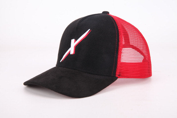 X-Logo Trucker Cap Black/Red