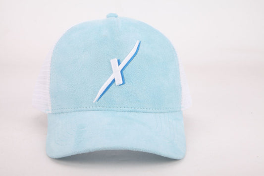 X-Logo Trucker Cap Blue/White